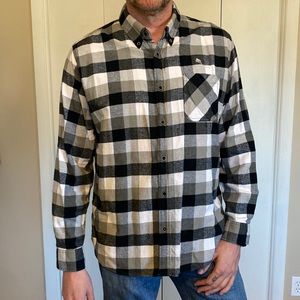 Buffalo plaid flannel button down